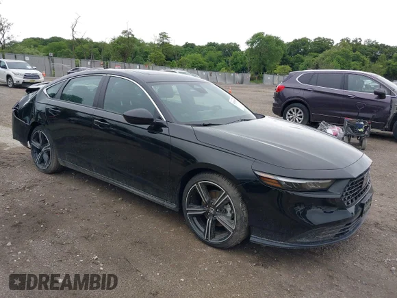 ✅ 2025 Honda Accord Sport • VIN: 1HGCY2F51SA080847 • Лот: 45181048. Опубликован ранее на IAAI с пробегом 4 280 миль. Бесплатный доступ к архиву аукционных продаж из США и подробный отчёт об истории автомобиля на DreamBid. Изображение 1.