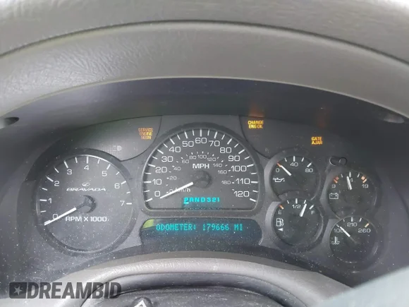 ✅ 2002 Oldsmobile Bravada • VIN: 1GHDT13S522134886 • Lot: 43613741. Wystawiony na IAAI z przebiegiem 179 666 mil. Bezpłatny archiwum sprzedaży aukcyjnych z USA i szczegółowy raport historii pojazdu na DreamBid. Zdjęcie 7.
