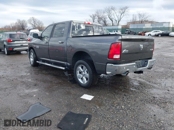 ✅ 2018 Ram 1500 Big Horn • VIN: 3C6RR7LTXJG197680 • Lot: 43969607. Listed on IAAI with 81,527 mi. Free auction sales archive from the USA and detailed vehicle history report at DreamBid. Image 3.