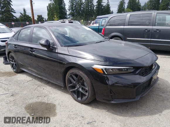 ✅ 2025 Honda Civic Sport • VIN: 2HGFE2F56SH599660 • Lot: 45508596. Wystawiony na IAAI z przebiegiem 21 151 mil. Bezpłatny archiwum sprzedaży aukcyjnych z USA i szczegółowy raport historii pojazdu na DreamBid. Zdjęcie 1.