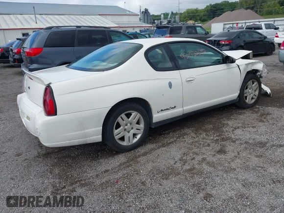 ✅ 2005 Chevrolet Monte Carlo LS • VIN: 2G1WW12E559130840 • Lot: 43022552. Wystawiony na IAAI z przebiegiem 208 684 mil. Bezpłatny archiwum sprzedaży aukcyjnych z USA i szczegółowy raport historii pojazdu na DreamBid. Zdjęcie 4.