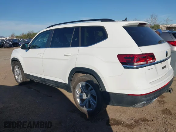 ✅ 2022 Volkswagen Atlas SE • VIN: 1V2WR2CA1NC517506 • Lot: 44160270. Wystawiony na IAAI z przebiegiem 73 865 mil. Bezpłatny archiwum sprzedaży aukcyjnych z USA i szczegółowy raport historii pojazdu na DreamBid. Zdjęcie 3.