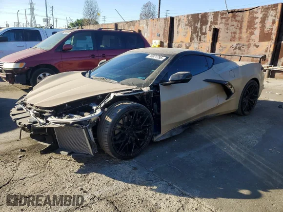 ✅ 2021 Chevrolet Corvette 3LT • VIN: 1G1YC2D4XM5123986 • Lot: 75871795. Listed on Copart with 19,421 mi. Free auction sales archive from the USA and detailed vehicle history report at DreamBid. Image 1.