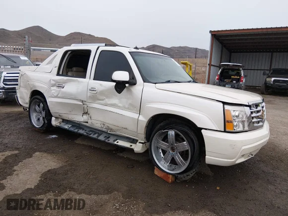 ✅ 2003 Cadillac Escalade EXT • VIN: 3GYEK63N63G235863 • Лот: 44370168. Опубликован ранее на IAAI с пробегом 191 602 миль. Бесплатный доступ к архиву аукционных продаж из США и подробный отчёт об истории автомобиля на DreamBid. Изображение 1.