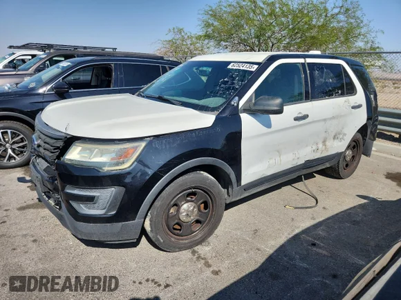 ✅ 2016 Ford Police Interceptor Utility • VIN: 1FM5K8AR9GGB54490 • Lot: 62524135. Wystawiony na Copart z przebiegiem 78 839 mil. Bezpłatny archiwum sprzedaży aukcyjnych z USA i szczegółowy raport historii pojazdu na DreamBid. Zdjęcie 1.