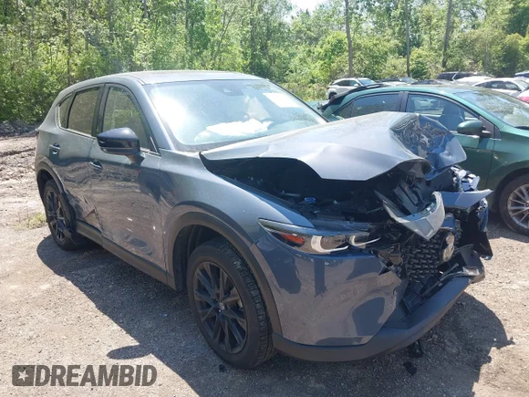 ✅ 2023 Mazda CX-5 S Carbon Edition • VIN: JM3KFBCMXP0200161 • Lot: 45138199. Listed on IAAI with 19,187 mi. Free auction sales archive from the USA and detailed vehicle history report at DreamBid. Image 1.