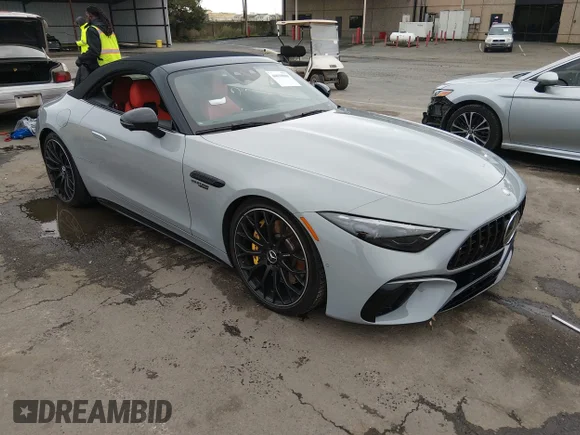 ✅ 2024 Mercedes-Benz SL 55 AMG • VIN: W1KVK8AB5RF022123 • Lot: 44038088. Listed on IAAI with Not provided. Free auction sales archive from the USA and detailed vehicle history report at DreamBid. Image 1.