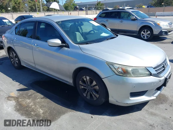 ✅ 2013 Honda Accord LX • VIN: 1HGCR2F39DA271107 • Lot: 45609333. Wystawiony na IAAI z przebiegiem 197 111 mil. Bezpłatny archiwum sprzedaży aukcyjnych z USA i szczegółowy raport historii pojazdu na DreamBid. Zdjęcie 1.