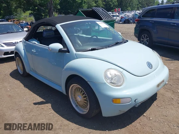 ✅ 2005 Volkswagen Beetle GLS • VIN: 3VWCM31Y45M313139 • Лот: 45542792. Опубликован ранее на IAAI с пробегом 93 315 миль. Бесплатный доступ к архиву аукционных продаж из США и подробный отчёт об истории автомобиля на DreamBid. Изображение 1.
