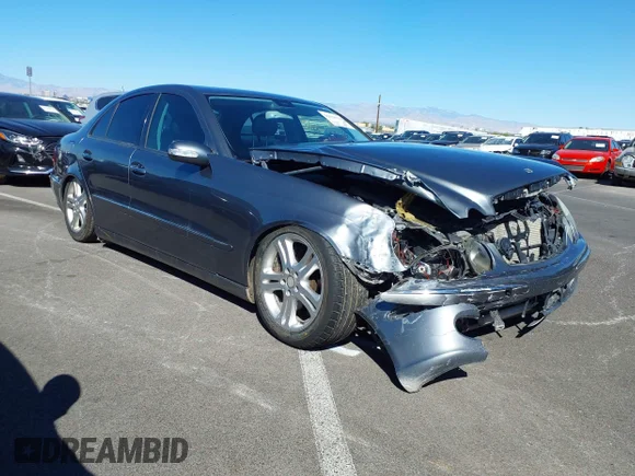 ✅ 2005 Mercedes-Benz E 500 • VIN: WDBUF83J75X178150 • Lot: 45129170. Listed on IAAI with 177,623 mi. Free auction sales archive from the USA and detailed vehicle history report at DreamBid. Image 1.