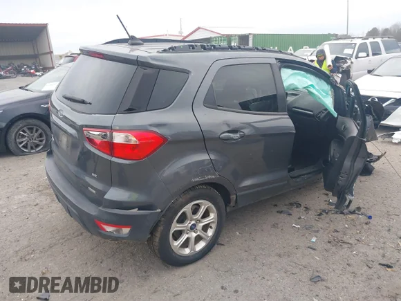 ✅ 2020 Ford EcoSport SE • VIN: MAJ3S2GE8LC352045 • Lot: 41240294. Wystawiony na IAAI z przebiegiem 53 929 mil. Bezpłatny archiwum sprzedaży aukcyjnych z USA i szczegółowy raport historii pojazdu na DreamBid. Zdjęcie 4.