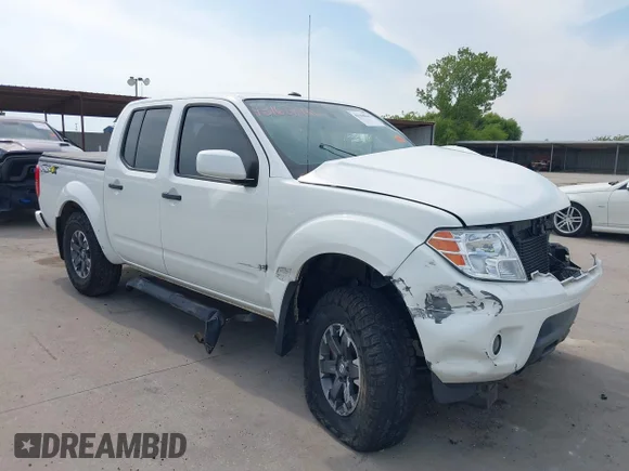 ✅ 2019 Nissan Frontier Pro-4X • VIN: 1N6AD0EV0KN881833 • Lot: 43168840. Listed on IAAI with Not provided. Free auction sales archive from the USA and detailed vehicle history report at DreamBid. Image 1.