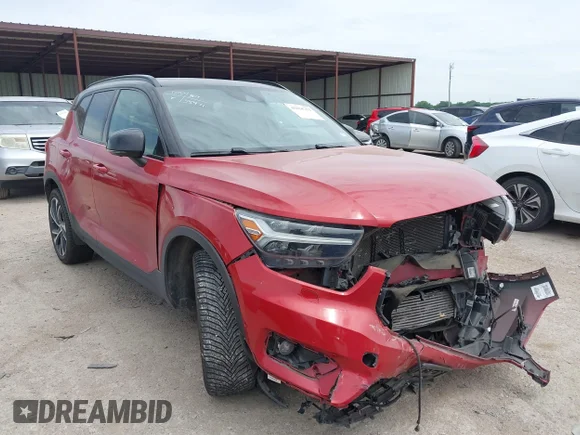 ✅ 2019 Volvo XC40 R-Design • VIN: YV4162UM6K2112320 • Lot: 45035751. Listed on IAAI with 63,533 mi. Free auction sales archive from the USA and detailed vehicle history report at DreamBid. Image 1.