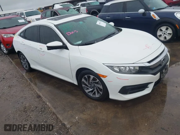✅ 2016 Honda Civic EX • VIN: 2HGFC2F7XGH562884 • Лот: 44887723. Опубликован ранее на IAAI с пробегом 106 421 миль. Бесплатный доступ к архиву аукционных продаж из США и подробный отчёт об истории автомобиля на DreamBid. Изображение 1.