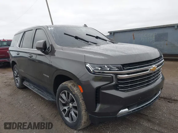✅ 2021 Chevrolet Tahoe LT • VIN: 1GNSKNKD6MR230148 • Лот: 44432119. Опубліковано раніше на IAAI з пробігом 137 094 миль. Безкоштовний доступ до архіву аукціонних продажів зі США та докладний звіт про історію автомобіля на DreamBid. Зображення 1.