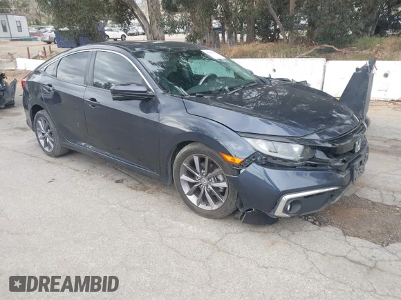 ✅ 2020 Honda Civic EX • VIN: 19XFC1F36LE221526 • Lot: 44764331. Listed on IAAI with 69,248 mi. Free auction sales archive from the USA and detailed vehicle history report at DreamBid. Image 1.