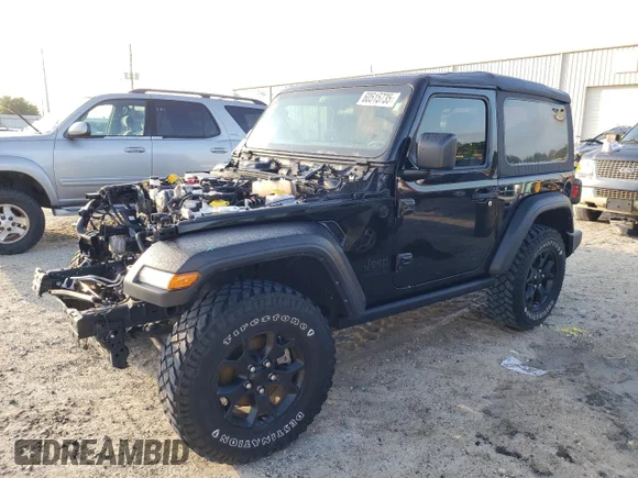 ✅ 2022 Jeep Wrangler Sport S • VIN: 1C4GJXAG1NW201457 • Лот: 60515735. Опубликован ранее на Copart с пробегом 38 623 миль. Бесплатный доступ к архиву аукционных продаж из США и подробный отчёт об истории автомобиля на DreamBid. Изображение 1.