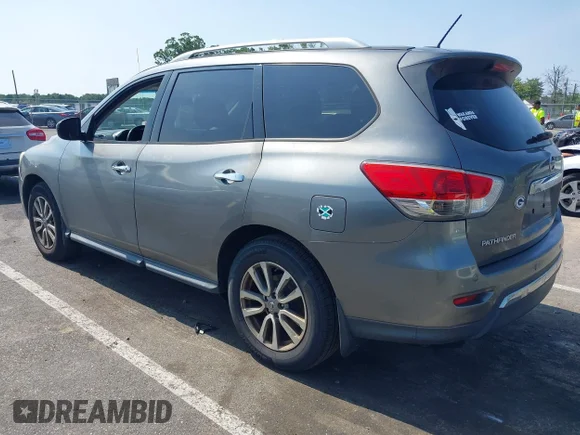 ✅ 2015 Nissan Pathfinder Platinum • VIN: 5N1AR2MM2FC608267 • Lot: 42799535. Listed on IAAI with 193,438 mi. Free auction sales archive from the USA and detailed vehicle history report at DreamBid. Image 3.