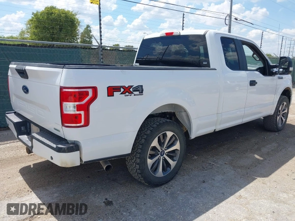 ✅ 2019 Ford F-150 XL • VIN: 1FTEX1EP9KKC61132 • Lot: 43114893. Wystawiony na IAAI z przebiegiem 90 277 mil. Bezpłatny archiwum sprzedaży aukcyjnych z USA i szczegółowy raport historii pojazdu na DreamBid. Zdjęcie 4.