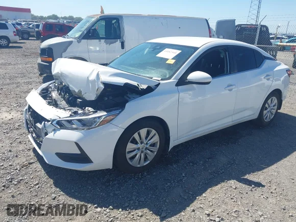 ✅ 2022 Nissan Sentra S • VIN: 3N1AB8BV5NY239534 • Лот: 45082560. Опубліковано раніше на IAAI з пробігом 42 211 миль. Безкоштовний доступ до архіву аукціонних продажів зі США та докладний звіт про історію автомобіля на DreamBid. Зображення 2.