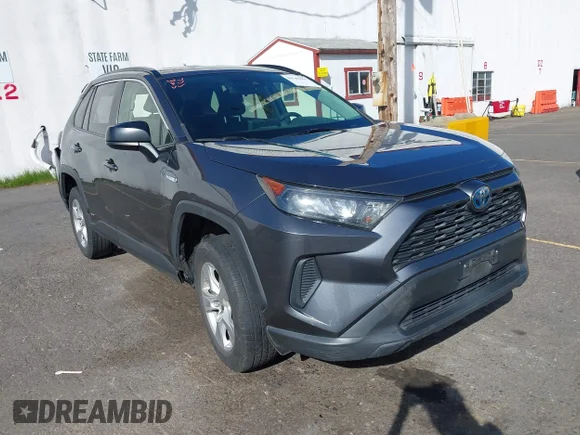 ✅ 2019 Toyota RAV4 Hybrid LE • VIN: JTMLWRFV9KD013943 • Лот: 44740389. Опубликован ранее на IAAI с пробегом 144 474 миль. Бесплатный доступ к архиву аукционных продаж из США и подробный отчёт об истории автомобиля на DreamBid. Изображение 1.