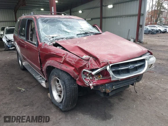 ✅ 1999 Ford Explorer XL • VIN: 1FMDU34EXXUC10813 • Lot: 43758449. Listed on IAAI with 230,684 mi. Free auction sales archive from the USA and detailed vehicle history report at DreamBid. Image 1.