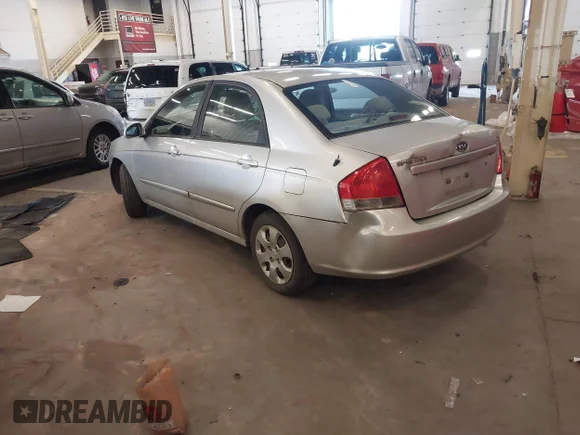 ✅ 2009 Kia Spectra EX • VIN: KNAFE222595648940 • Лот: 41896342. Опубліковано раніше на IAAI з пробігом 149 637 миль. Безкоштовний доступ до архіву аукціонних продажів зі США та докладний звіт про історію автомобіля на DreamBid. Зображення 3.