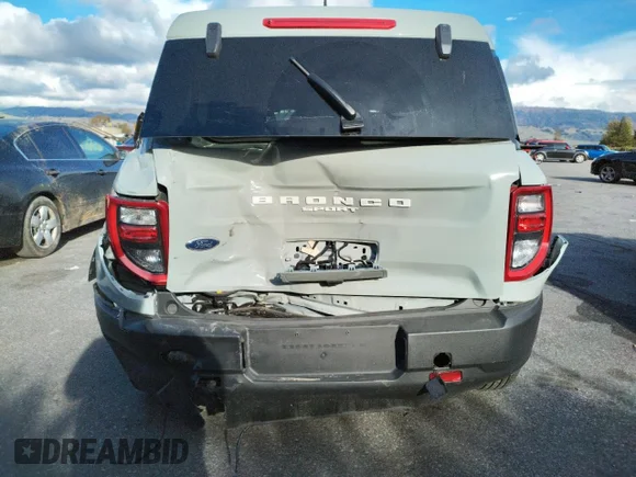 ✅ 2021 Ford Bronco Sport Big Bend • VIN: 3FMCR9B64MRB02508 • Lot: 69991962. Wystawiony na Copart z przebiegiem 11 549 mil. Bezpłatny archiwum sprzedaży aukcyjnych z USA i szczegółowy raport historii pojazdu na DreamBid. Zdjęcie 6.