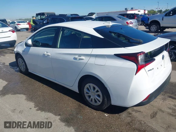 ✅ 2021 Toyota Prius LE • VIN: JTDKAMFU4M3149037 • Lot: 45262545. Wystawiony na IAAI z przebiegiem 46 242 mil. Bezpłatny archiwum sprzedaży aukcyjnych z USA i szczegółowy raport historii pojazdu na DreamBid. Zdjęcie 3.