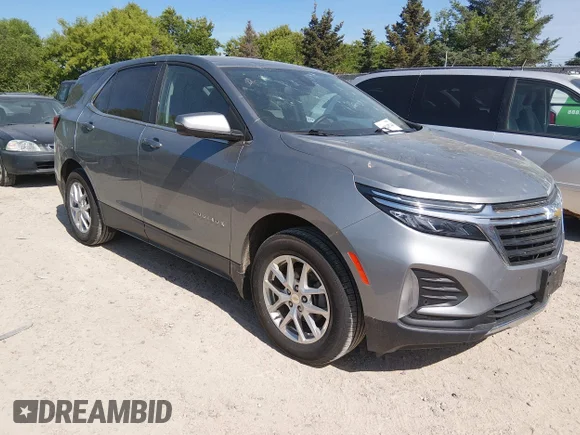 ✅ 2023 Chevrolet Equinox LT • VIN: 3GNAXUEG2PS152241 • Лот: 45245744. Опубліковано раніше на IAAI з пробігом 58 791 миль. Безкоштовний доступ до архіву аукціонних продажів зі США та докладний звіт про історію автомобіля на DreamBid. Зображення 1.