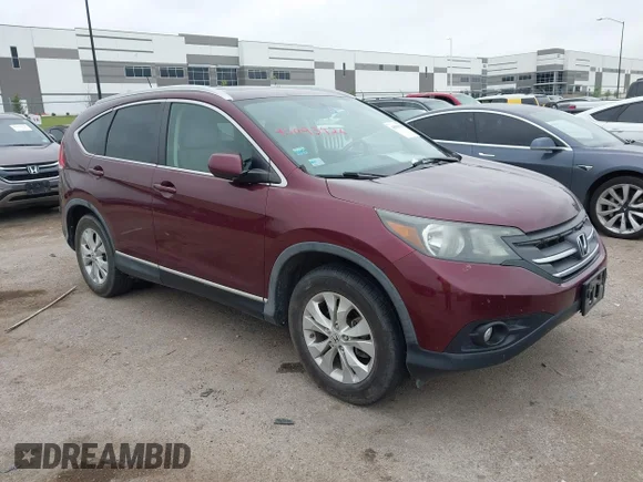 ✅ 2013 Honda CR-V EX-L • VIN: 5J6RM4H70DL052537 • Lot: 45093926. Listed on IAAI with 146,017 mi. Free auction sales archive from the USA and detailed vehicle history report at DreamBid. Image 1.