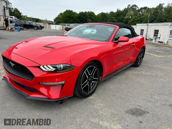 ✅ 2023 Ford Mustang EcoBoost • VIN: 1FATP8UHXP5104926 • Lot: 62898875. Wystawiony na Copart z przebiegiem 47 821 mil. Bezpłatny archiwum sprzedaży aukcyjnych z USA i szczegółowy raport historii pojazdu na DreamBid. Zdjęcie 1.