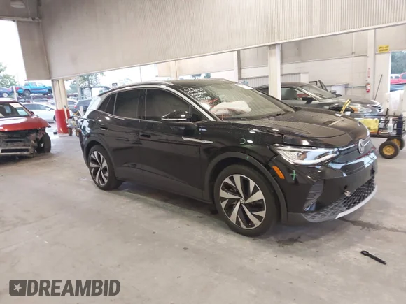 ✅ 2022 Volkswagen ID.4 Pro S • VIN: WVGKMPE21NP049766 • Lot: 42695184. Listed on IAAI with Not provided. Free auction sales archive from the USA and detailed vehicle history report at DreamBid. Image 1.