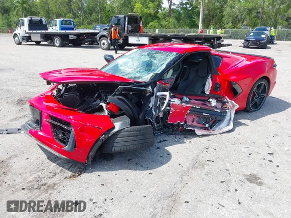 ✅ 2024 Chevrolet Corvette 1LT • VIN: 1G1YA2D41R5102859 • Lot: 41932013. Wystawiony na IAAI z przebiegiem Nie podano. Bezpłatny archiwum sprzedaży aukcyjnych z USA i szczegółowy raport historii pojazdu na DreamBid. Zdjęcie 2.