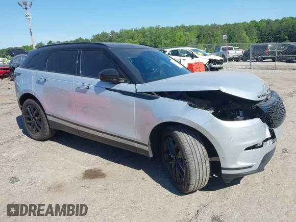 ✅ 2025 Land Rover Range Rover Velar S • VIN: SALYJ2EX8SA399327 • Lot: 44900040. Listed on IAAI with 11,362 mi. Free auction sales archive from the USA and detailed vehicle history report at DreamBid. Image 1.
