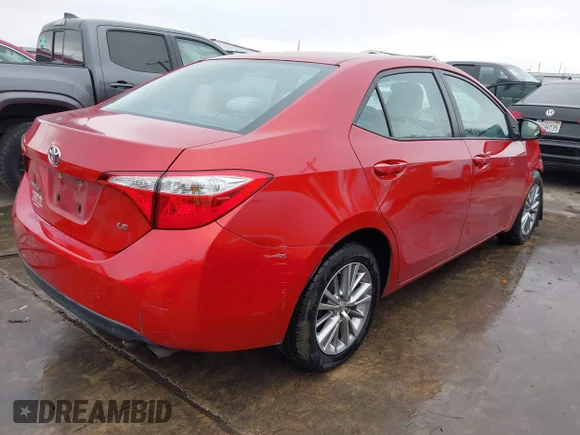 ✅ 2014 Toyota Corolla LE • VIN: 5YFBURHE1EP025827 • Lot: 43997164. Wystawiony na IAAI z przebiegiem 127 984 mil. Bezpłatny archiwum sprzedaży aukcyjnych z USA i szczegółowy raport historii pojazdu na DreamBid. Zdjęcie 4.