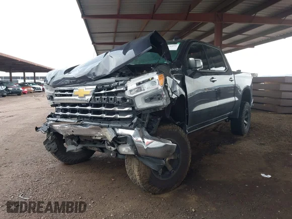 ✅ 2023 Chevrolet Silverado 1500 LTZ • VIN: 2GCUDGED0P1120423 • Лот: 43421855. Опубліковано раніше на IAAI з пробігом 47 666 миль. Безкоштовний доступ до архіву аукціонних продажів зі США та докладний звіт про історію автомобіля на DreamBid. Зображення 2.