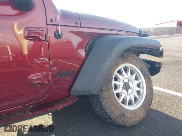 ✅ 2022 Jeep Wrangler Sport S • VIN: 1C4HJXAG2NW111478 • Lot: 43328821. Listed on IAAI with 28,016 mi. Free auction sales archive from the USA and detailed vehicle history report at DreamBid. Image 6.