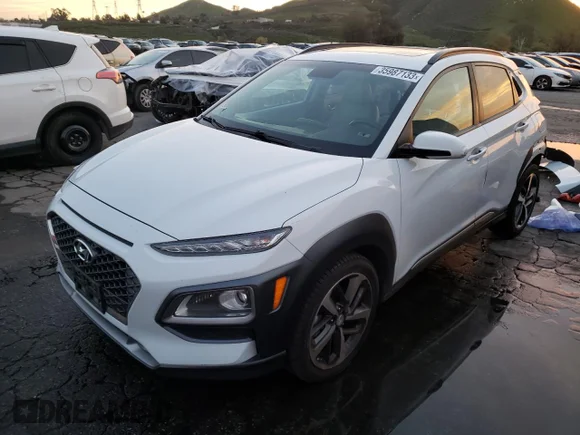 ✅ 2018 Hyundai Kona Limited • VIN: KM8K33A55JU080347 • Лот: 35987133. Опубликован ранее на Copart с пробегом 90 090 миль. Бесплатный доступ к архиву аукционных продаж из США и подробный отчёт об истории автомобиля на DreamBid. Изображение 1.