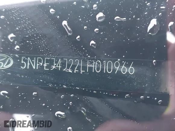 ✅ 2020 Hyundai Sonata SEL Plus • VIN: 5NPEJ4J22LH010966 • Lot: 44002977. Wystawiony na IAAI z przebiegiem 93 841 mil. Bezpłatny archiwum sprzedaży aukcyjnych z USA i szczegółowy raport historii pojazdu na DreamBid. Zdjęcie 9.