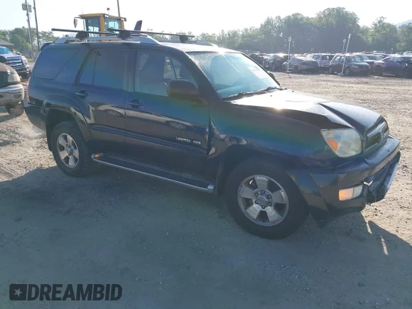✅ 2003 Toyota 4Runner Limited • VIN: JTEBU17R430020131 • Лот: 45287480. Опубликован ранее на IAAI с пробегом 176 175 миль. Бесплатный доступ к архиву аукционных продаж из США и подробный отчёт об истории автомобиля на DreamBid. Изображение 1.