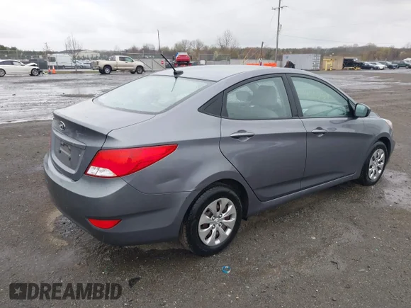 ✅ 2017 Hyundai Accent SE • VIN: KMHCT4AE8HU240824 • Lot: 44600154. Listed on IAAI with 110,792 mi. Free auction sales archive from the USA and detailed vehicle history report at DreamBid. Image 4.