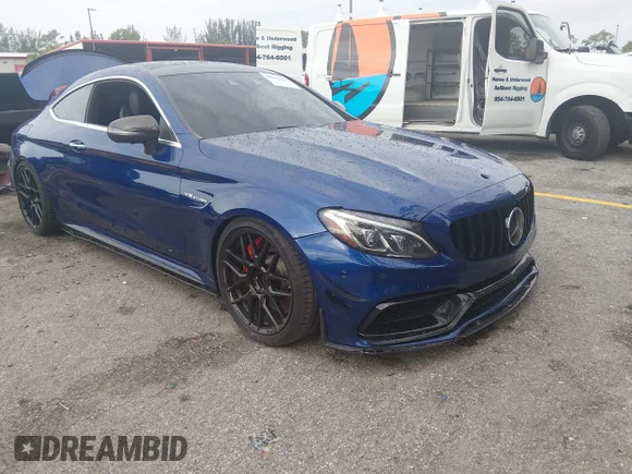 ✅ 2017 Mercedes-Benz C 63 S AMG • VIN: WDDWJ8HB4HF494678 • Lot: 45081640. Listed on IAAI with 81,694 mi. Free auction sales archive from the USA and detailed vehicle history report at DreamBid. Image 1.