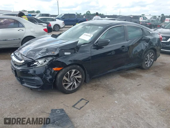 ✅ 2017 Honda Civic EX • VIN: 19XFC2F74HE039629 • Lot: 45384928. Wystawiony na IAAI z przebiegiem 230 424 mil. Bezpłatny archiwum sprzedaży aukcyjnych z USA i szczegółowy raport historii pojazdu na DreamBid. Zdjęcie 2.