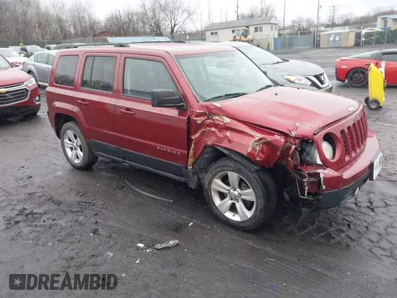 ✅ 2012 Jeep Patriot Latitude • VIN: 1C4NJRFB5CD600056 • Lot: 44547596. Listed on IAAI with 108,642 mi. Free auction sales archive from the USA and detailed vehicle history report at DreamBid. Image 1.