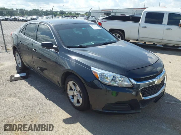✅ 2015 Chevrolet Malibu LT • VIN: 1G11C5SL9FF141471 • Lot: 45514661. Listed on IAAI with 153,104 mi. Free auction sales archive from the USA and detailed vehicle history report at DreamBid. Image 1.