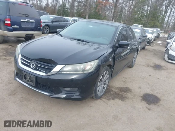 ✅ 2014 Honda Accord Sport • VIN: 1HGCR2E55EA283050 • Lot: 41344410. Wystawiony na IAAI z przebiegiem 208 098 mil. Bezpłatny archiwum sprzedaży aukcyjnych z USA i szczegółowy raport historii pojazdu na DreamBid. Zdjęcie 2.