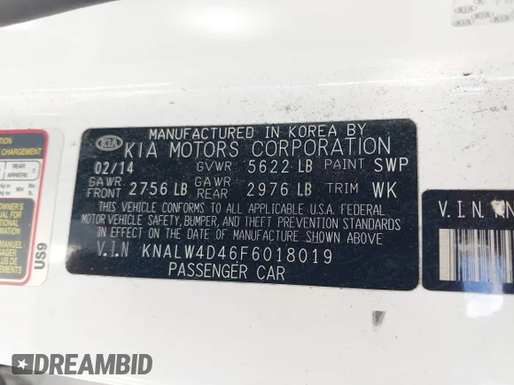 ✅ 2015 Kia K900 Luxury • VIN: KNALW4D46F6018019 • Лот: 43990683. Опубліковано раніше на IAAI з пробігом 103 072 миль. Безкоштовний доступ до архіву аукціонних продажів зі США та докладний звіт про історію автомобіля на DreamBid. Зображення 9.