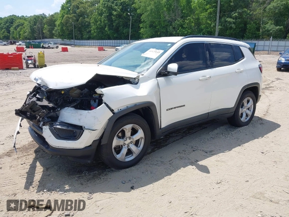 ✅ 2021 Jeep Compass Latitude • VIN: 3C4NJCBB0MT508819 • Lot: 44929135. Wystawiony na IAAI z przebiegiem 86 769 mil. Bezpłatny archiwum sprzedaży aukcyjnych z USA i szczegółowy raport historii pojazdu na DreamBid. Zdjęcie 2.