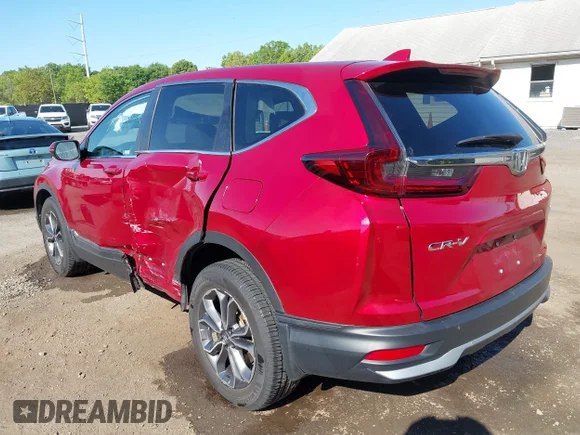 ✅ 2021 Honda CR-V EX • VIN: 2HKRW2H57MH674916 • Lot: 44987993. Wystawiony na IAAI z przebiegiem 65 390 mil. Bezpłatny archiwum sprzedaży aukcyjnych z USA i szczegółowy raport historii pojazdu na DreamBid. Zdjęcie 3.